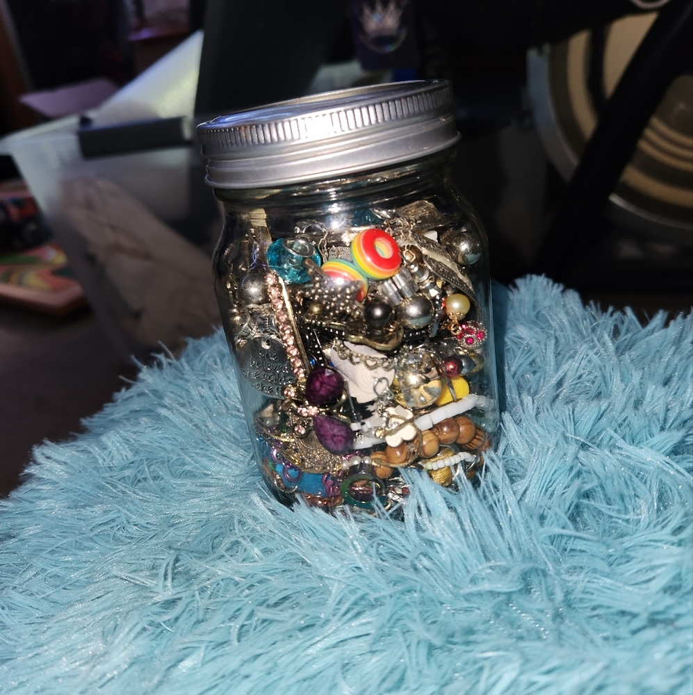 Mystery Jewlery Jar- Necklaces, Rings, Pendants, Charms, and many more